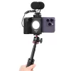 Ulanzi CG-02 Okostelefon Markolat LED Lámpa Bluetooth Grip