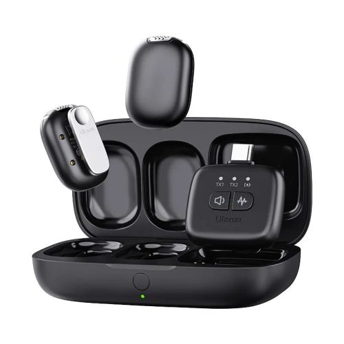 Ulanzi A30 Vezeték Nélküli USB-C Lavalier /Csiptetős Mikrofon Kit |2+1