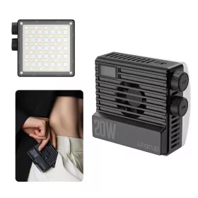 Ulanzi LE20 20W Zseb RGB LED Videolámpa 3200Lux CRI 95+