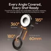 Ulanzi ML05 MagLock Mobilfotós LED Lámpa -Magsafe Mágneses LED (Fekete)
