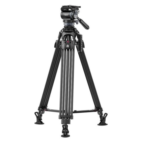 Ulanzi VideoFast Alumínium Tripod / Kameraállvány - Nagy Teherbírású Állvány +Videó fluid fej (78,5-164 cm)