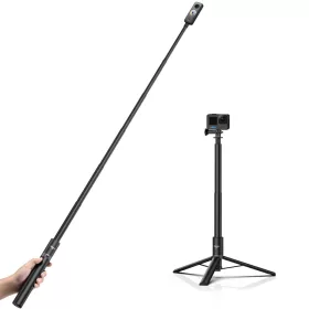  Ulanzi TT52 Akciókamera, Insta360 X3 X4 Ace Pro Selfie Stick Tripod/ Monopod - Selfie Bot és Állvány (150cm)