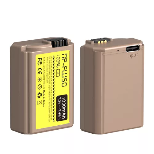 Ulanzi Sony NP-FW50 akkumulátor - 1030 mAh (USB-C töltés)