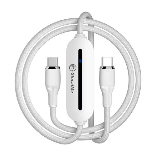 GlocalMe Hordozható 4G/LTE Wi-Fi hotspot Kábel (Unicord White)