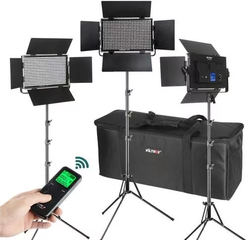 Viltrox VL-40T LED Lámpa Trio Kit - 3300–5600K