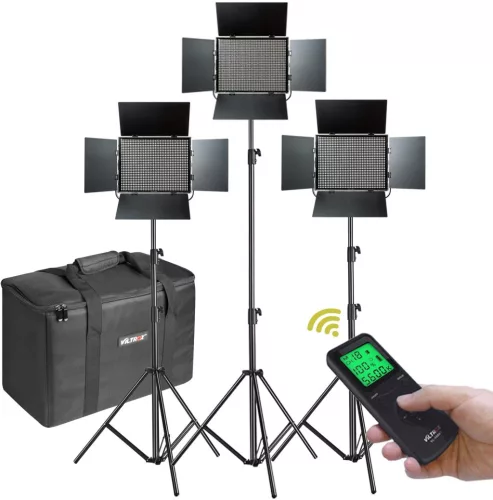 Viltrox VL D85T LED Lámpa Triple Kit - 2800–6500K - 85W