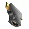 Vention 2in1 HDMI Átalakító Micro/Mini HDMI , 4K 30Hz (AGFB0)