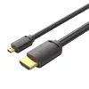 Vention 3m HDMI Kábel 4K 60Hz Csatlakozó (AGIBI)