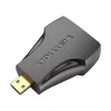 Vention Micro HDMI Male - HDMI Female Adapter (Fekete) (AITB0)