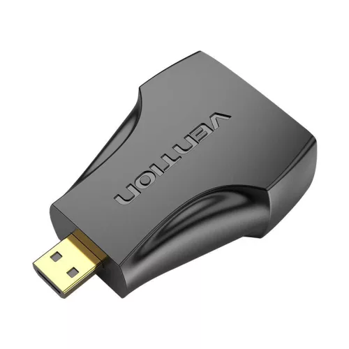 Vention Micro HDMI Male - HDMI Female Adapter (Fekete) (AITB0)