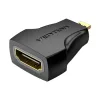 Vention Micro HDMI Male - HDMI Female Adapter (Fekete) (AITB0)