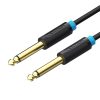 Vention BAABL 6.35mm TS audio kábel 10m (Fekete)