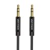 Vention BAGBF 3.5mm audiókábel, 1m (Fekete)