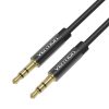 Vention BAGBF 3.5mm audiókábel, 1m (Fekete)