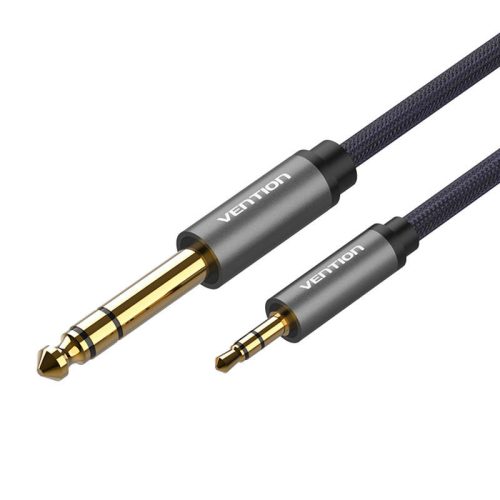 Vention BAIHJ 3.5mm - 6.5mm jack kábel 5m (Szürke)
