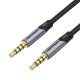 Vention BAQHF Audio 3,5mm–3,5mm micro jack kábel, 1m (szürke)