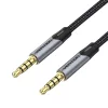 Vention BAQHH audio kábel TRRS 3,5mm mini jack, 2m (Szürke)