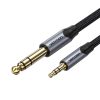 Vention BAUHD 3,5mm TRS–6,35mm TRS audiókábel, 0,5m (szürke)