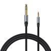 Vention 3.5mm–6.35mm Micro Jack kábel 1m (Fekete)