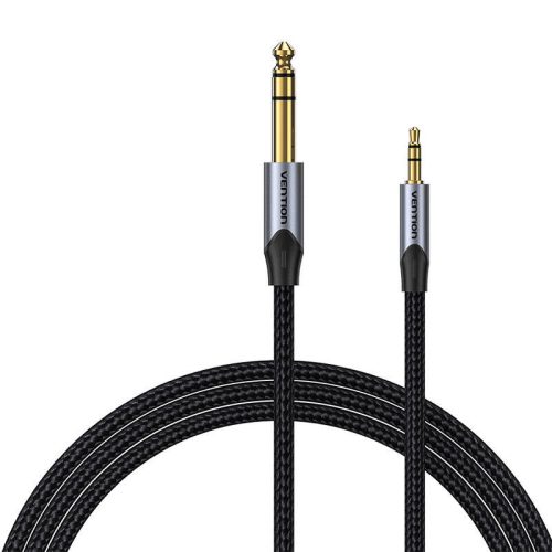 Vention 3.5mm–6.35mm Micro Jack kábel 1m (Fekete)