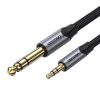 Vention 3.5mm–6.35mm Micro Jack kábel 1m (Fekete)