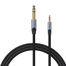 Vention 3.5mm–6.35mm Micro Jack audio kábel, 5m (Fekete)