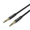 Vention Micro Jack 3.5mm–Micro Jack 3.5mm kábel 1m (Fekete)