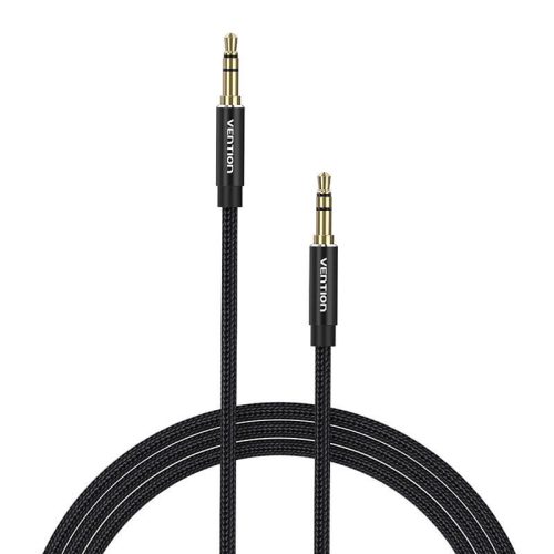 Vention BAWBJ 3,5mm mini jack audio kábel, 5m (Fekete)