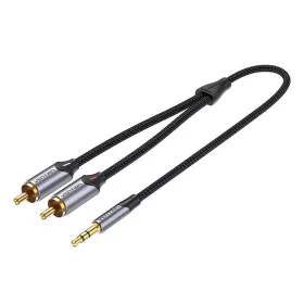 Vention BCNBD 2xRCA–3.5mm audiokábel , 0,5m (szürke)