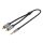 Vention BCNBD 2xRCA–3.5mm audiokábel , 0,5m (szürke)