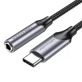 Vention USB-C–3,5mm jack adapter 1m (szürke)