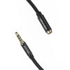 Vention BHCBG 3,5mm Male–3,5mm Female mini jack kábel, 1,5m (Fekete)
