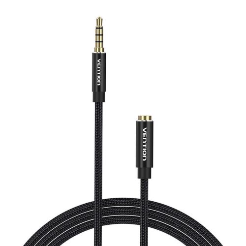 Vention BHCBI 3,5mm Male–3,5mm Female mini jack kábel 3m (Fekete)