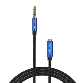   Vention TRRS 3,5mm Male–3,5mm Female audio hosszabbító kábel 1,5m (kék)