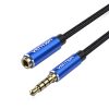 Vention 3,5mm TRRS jack hosszabbító kábel, 3m (kék)