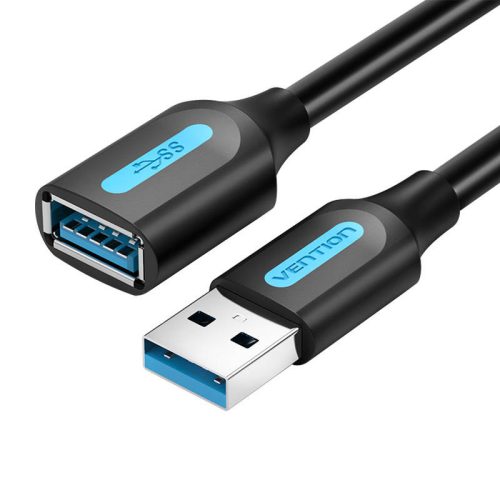Vention USB 3.0 hosszabbító kábel 0,5m (Fekete)
