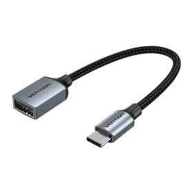  Vention USB-C Male - USB Female OTG Kábel, 0.15m, 2A, (Szürke) (CCWHB)