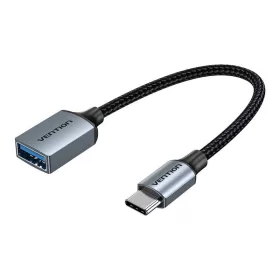   Vention USB 3.0 Male-FemaleOTG Kábel, 0.15m, (Szürke) (CCXHB)
