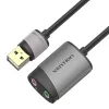Vention USB Hangkártya 3.5mm TRS Csatlakozó , 0.15m (CDKHB)