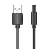 Vention USB 2.0 - DC 5.5mm Tápkábel - 1m (Fekete) (CEYBF)