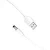 Vention USB 2.0 - DC 5.5mm Tápkábel 1,5m (Fehér) (CEYWG)