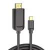 Vention USB-C - HDMI 4K 30Hz Kábel 1,5m (Fekete) (CGUBG)