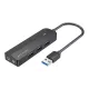 Vention 3 Portos USB 3.0 HUB Beépített hangkártyával, 0,15m, (Fekete) (CHIBB)