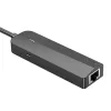 Vention 3-Port USB 2.0 HUB Ethernet Adapterrel, 100Mbps, 0.15m, (Fekete) (CHPBB)