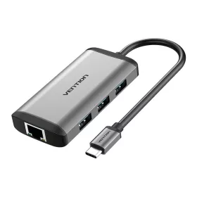 Vention 6in1 USB-C Dokkoló HDMI És RJ45-tel (CNCHB)