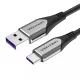 Vention USB-C - USB 2.0 adatKábel, 0.5m, (Szürke) (COFHD)
