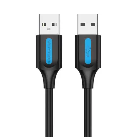 Vention USB 2.0 Kábel 0.25m (Fekete) PVC (COJBC)