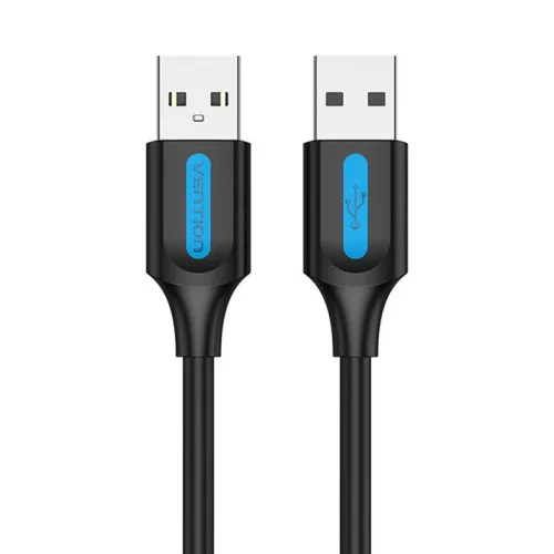 Vention USB 2.0 Kábel 0.25m (Fekete) PVC (COJBC)
