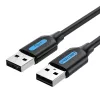 Vention USB 2.0 Kábel 0.25m (Fekete) PVC (COJBC)
