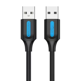 Vention USB 2.0 Kábel 0,5 m (Fekete) PVC (COJBD)